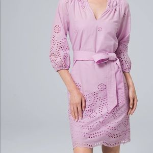 Eyelet Chemise dress